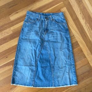 Lee Jean Skirt Size Small
